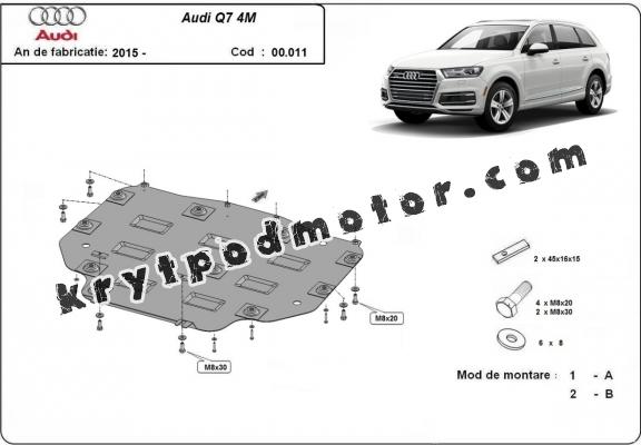 Kryt pod převodovka Audi Q7 