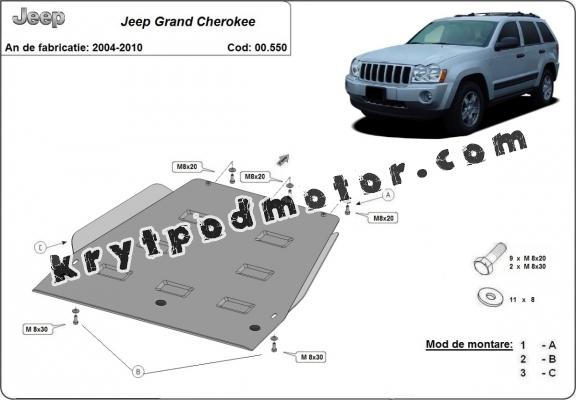Kryt pod převodovka Jeep Grand Cherokee