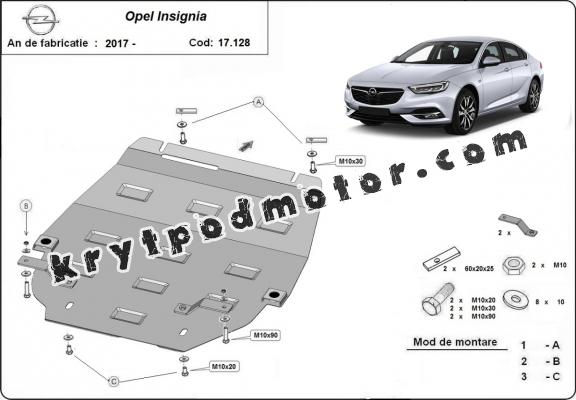 Kryt pod motor Opel Insignia B