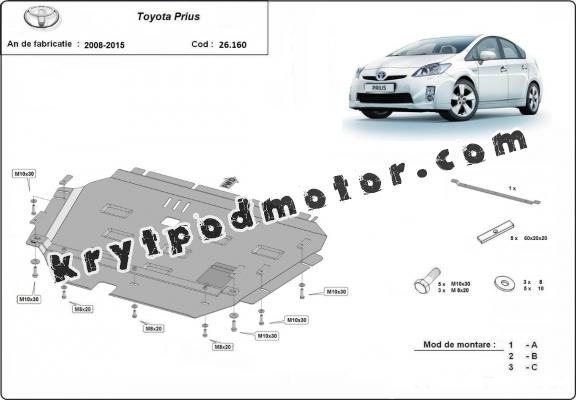 Kryt pod motor Toyota Prius