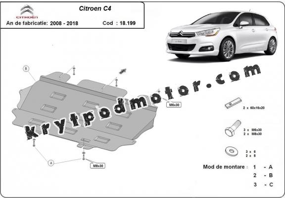 Kryt pod motor Citroen C4