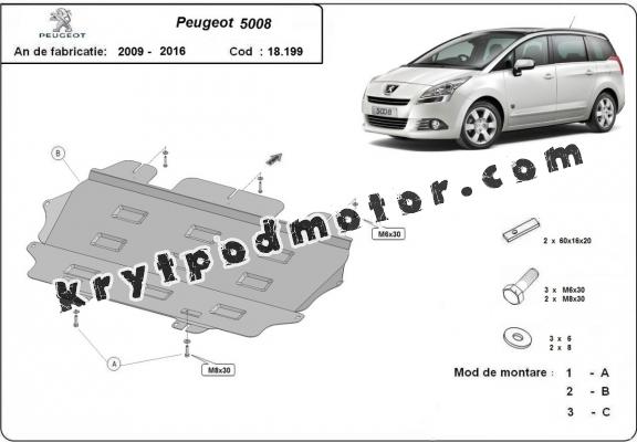 Kryt pod motor Peugeot 5008