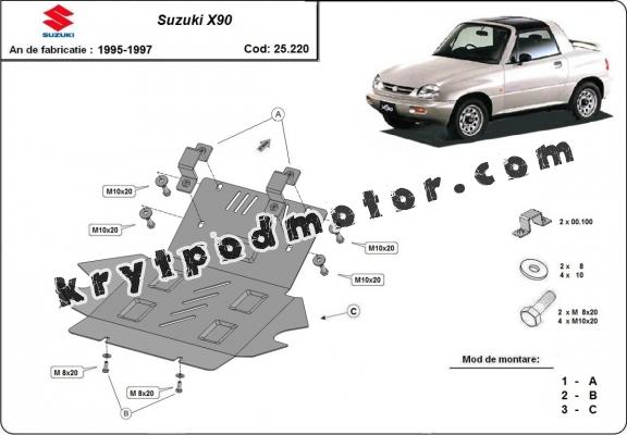 Kryt pod motor Suzuki X90