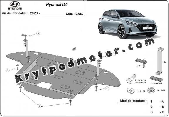 Kryt pod motor Hyundai i20