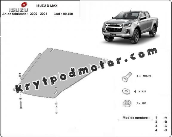 Kryt pod převodovka Isuzu D-Max