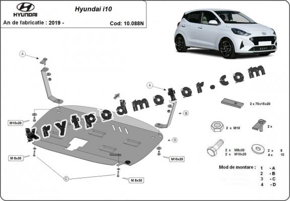 Kryt pod motor Hyundai i10