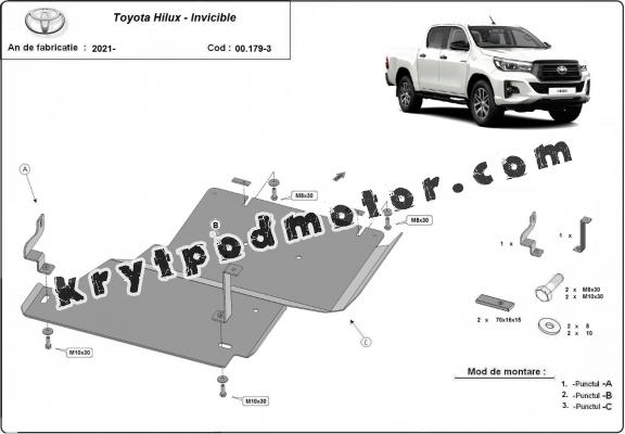 Kryt pod diferenciál Toyota Hilux Invincible