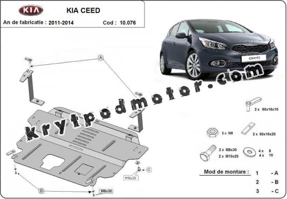 Kryt pod motor Kia Ceed