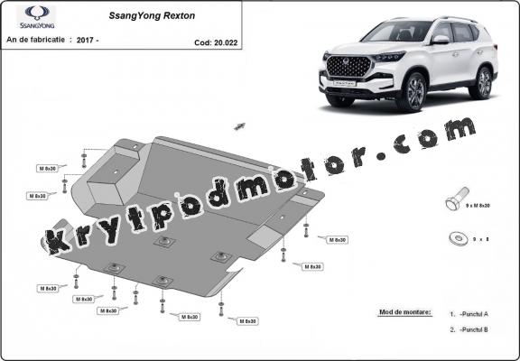 Kryt pod motor SsangYong Rexton