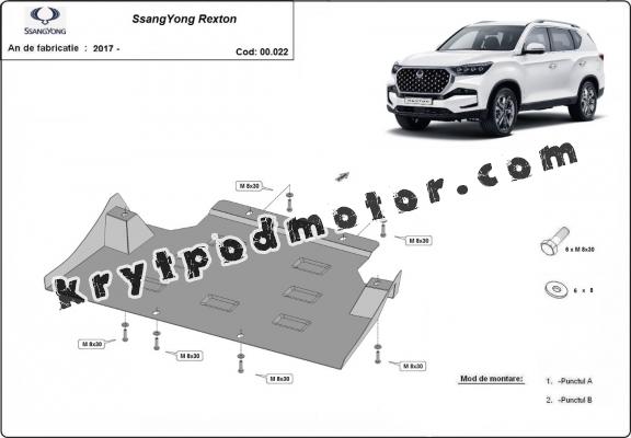 Kryt pod převodovka SsangYong Rexton