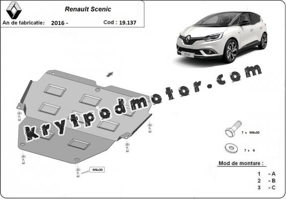 Kryt pod motor Renault Scenic 4