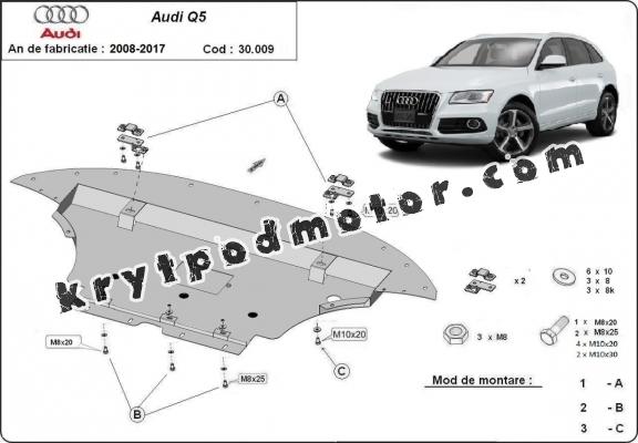 Kryt pod motor Audi Q5