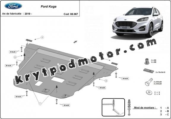 Kryt pod motor Ford Kuga