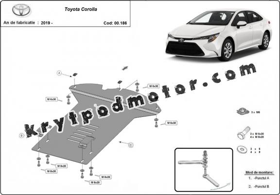 Kryt pod katalyzator/cat lock Toyota Corolla