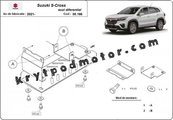 Kryt pod diferenciál Suzuki S-Cross 