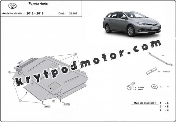 Kryt pod motor Toyota Auris