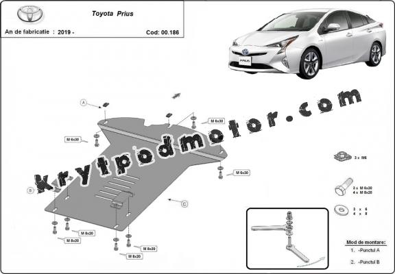 Kryt pod katalyzator/cat lock Toyota Prius