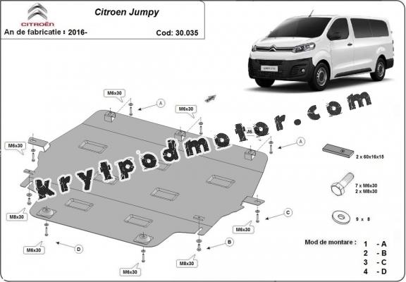 Kryt pod motor Citroen Jumpy