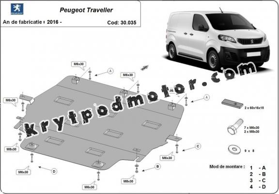 Kryt pod motor Peugeot Traveller