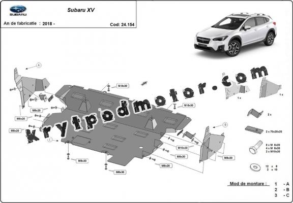 Kryt pod motor Subaru XV