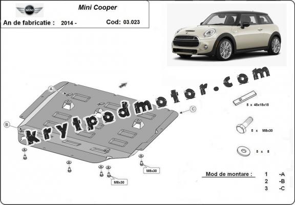 Kryt pod motor Mini Cooper