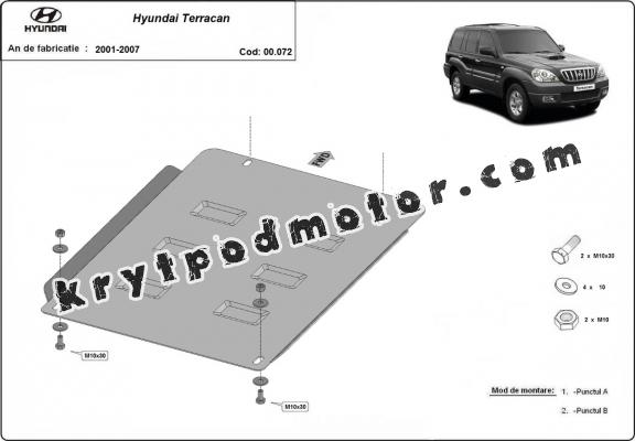Kryt pod převodovka Hyundai Terracan