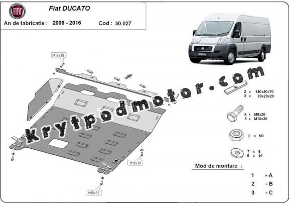 Kryt pod motor Fiat Ducato