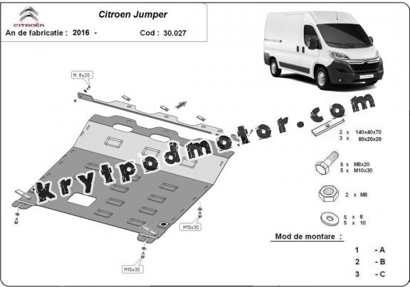 Kryt pod motor Citroen Jumper