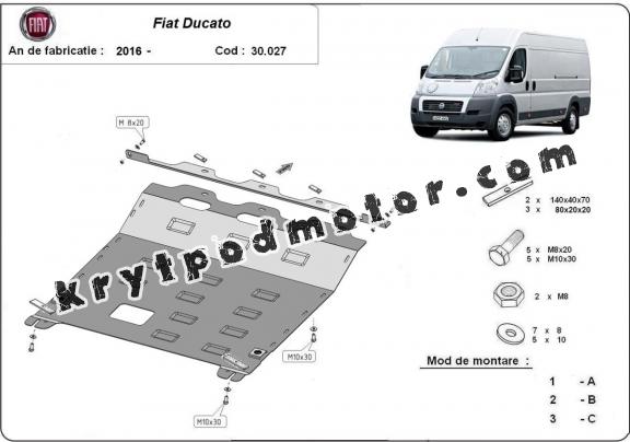 Kryt pod motor Fiat Ducato