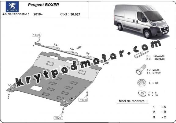 Kryt pod motor Peugeot Boxer