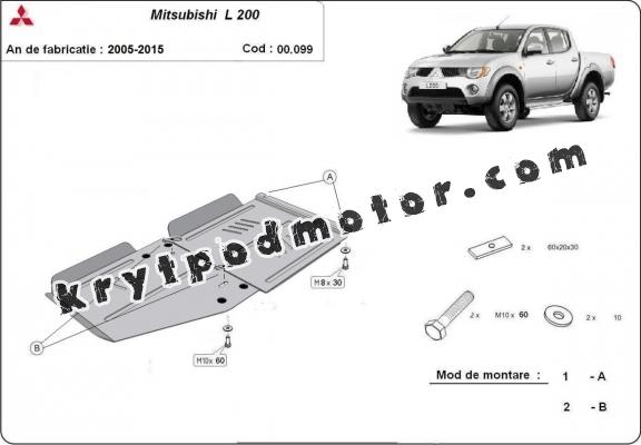 Kryt pod převodovka  Mitsubishi L 200