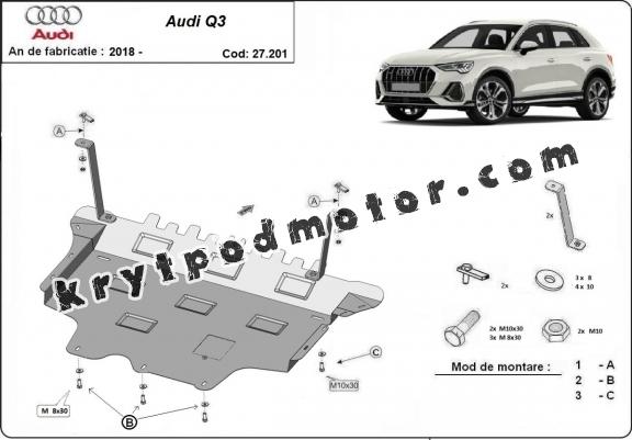 Kryt pod motor Audi Q3