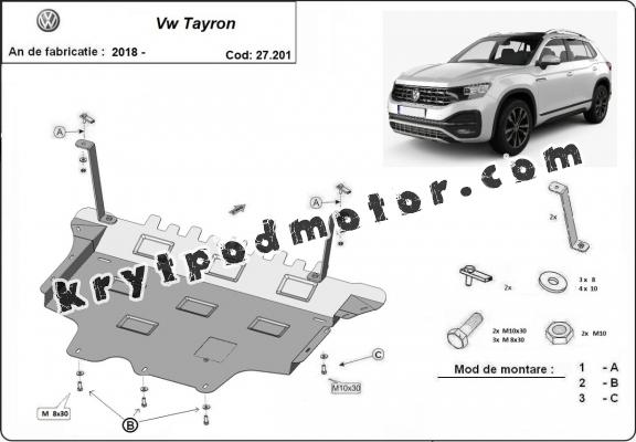 Kryt pod motor VW Tayron