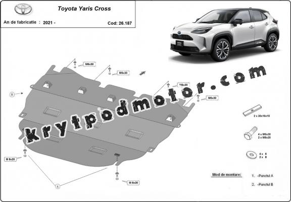 Kryt pod motor Toyota Yaris Cross XP210