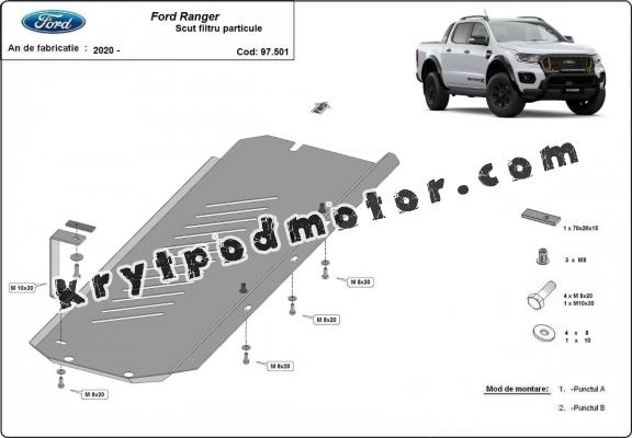 Kryt pod DPF Ford Ranger