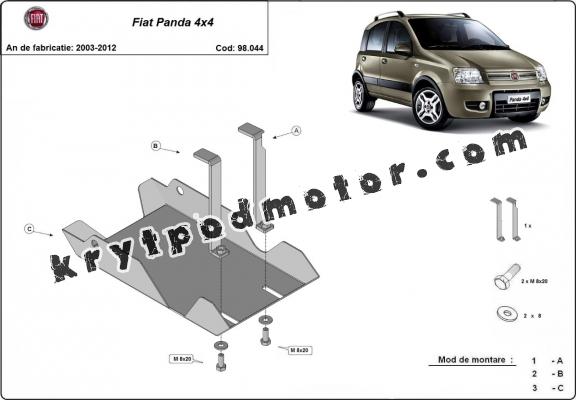 Kryt pod diferenciál Fiat Panda 4x4