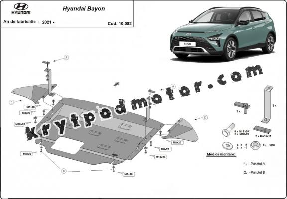 Kryt pod motor Hyundai Bayon