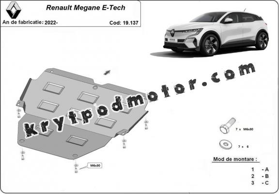 Kryt pod motor Renault Megane E-Tech