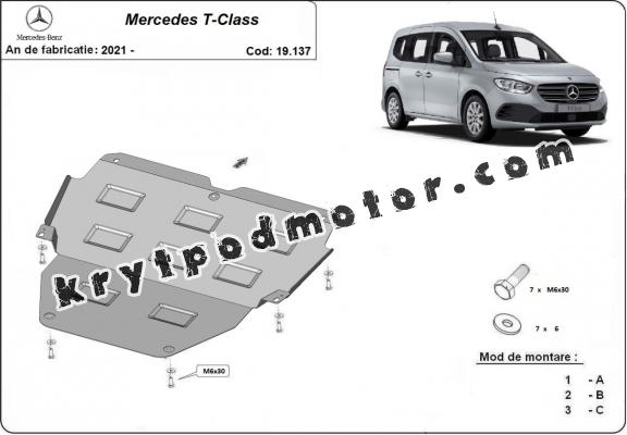 Kryt pod motor Mercedes T-Classe