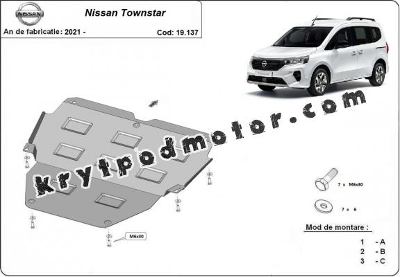 Kryt pod motor Nissan Townstar