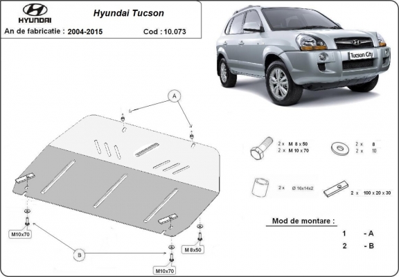 Kryt pod motor Hyundai Tucson