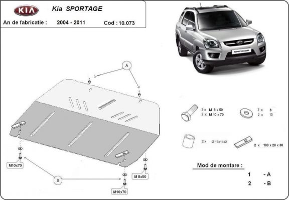 Kryt pod motor Kia Sportage