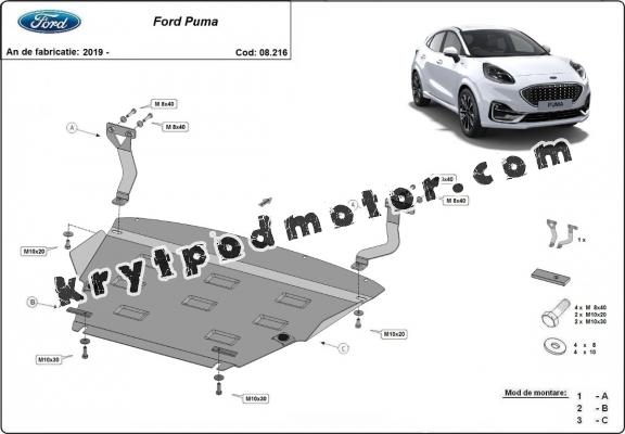 Kryt pod motor Ford Puma