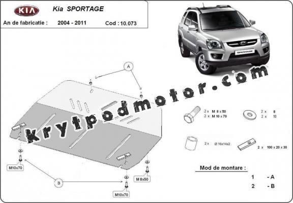 Kryt pod motor Kia Sportage