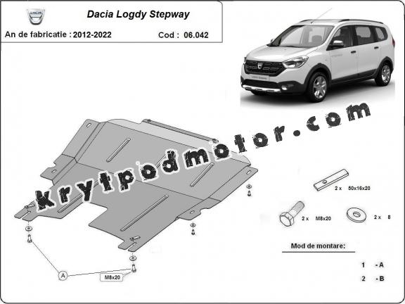 Kryt pod motor Dacia Lodgy Stepway