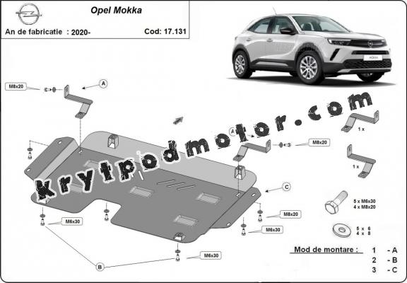 Kryt pod motor Opel Mokka B