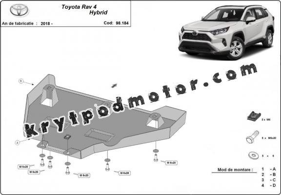 Kryt pod diferenciál Toyota RAV 4 Hybrid