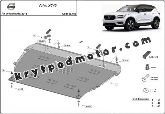 Kryt pod motor Volvo XC40