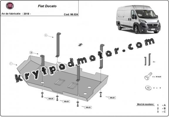 Kryt pod AdBlue Fiat Ducato