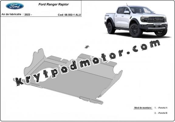 Kryt pod motor hliník Ford Ranger Raptor